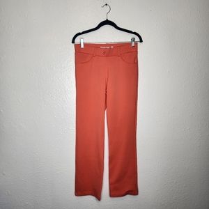 Betabrand Long Coral Rayon Nylon Elastane Yoga Dress Pants Size S Petite